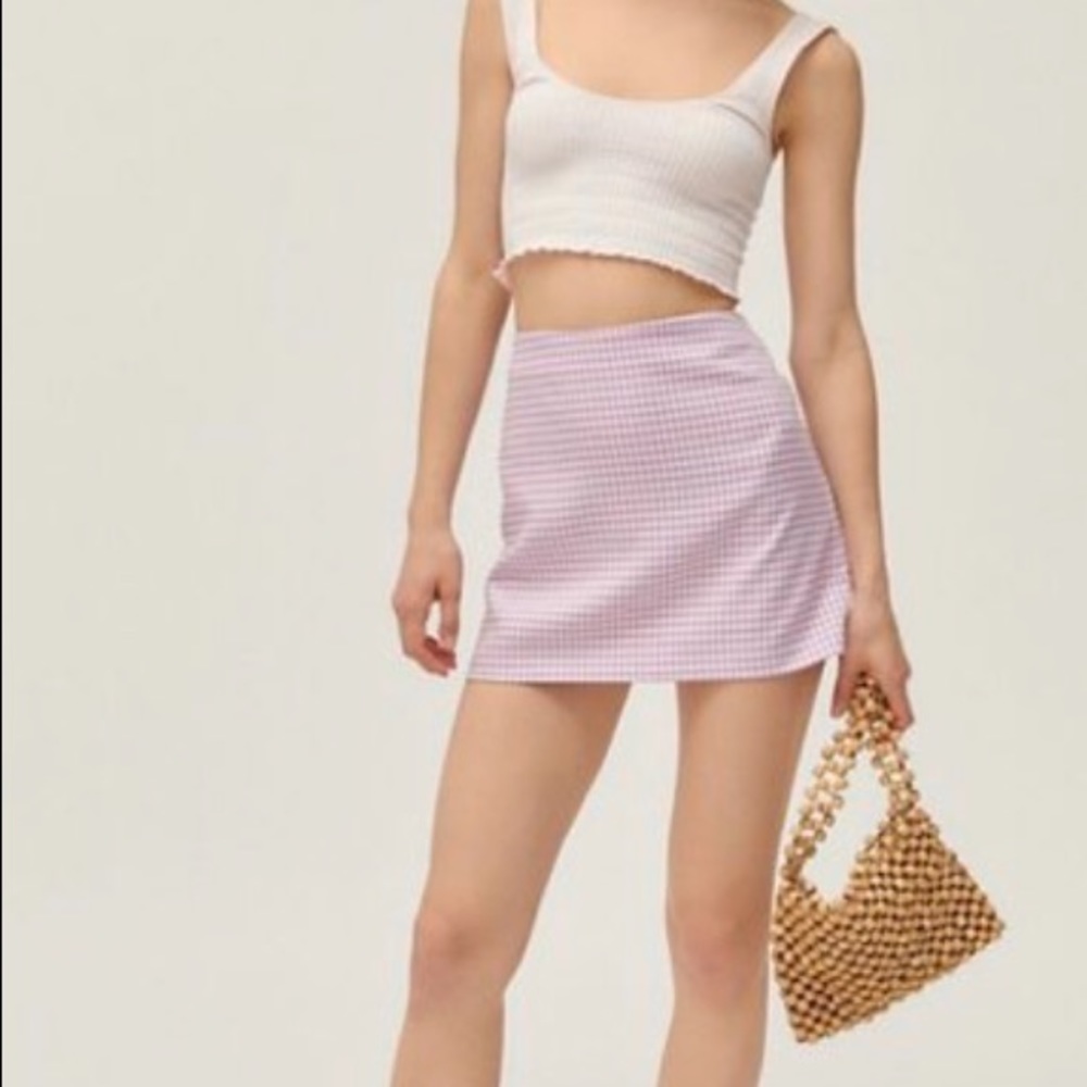 Urban Outfitters Gretchen mini skirt pink